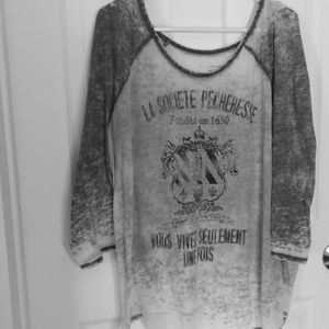 Lane Bryant Shirt 18/20W La Societe Pecheresse